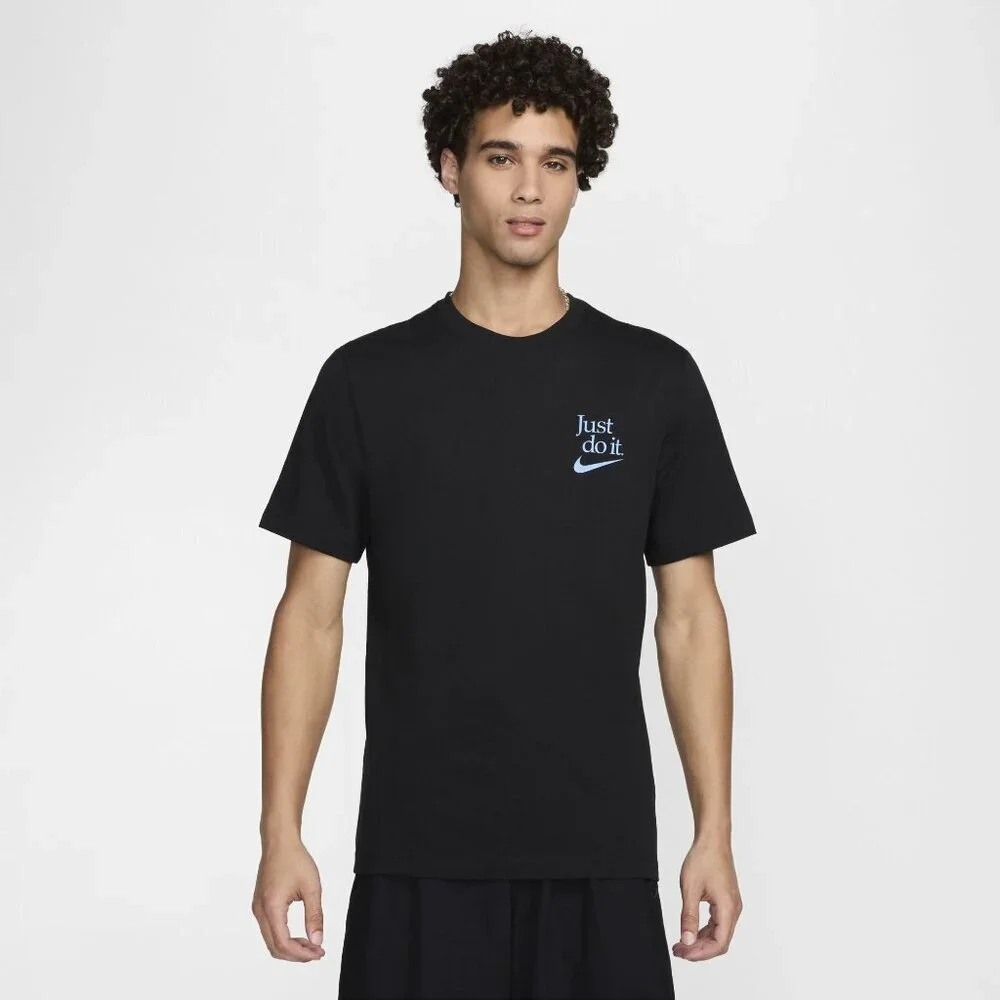 Nike Mens Nike NSW Win ENO QS TEE - Mens Black/Blue Size L